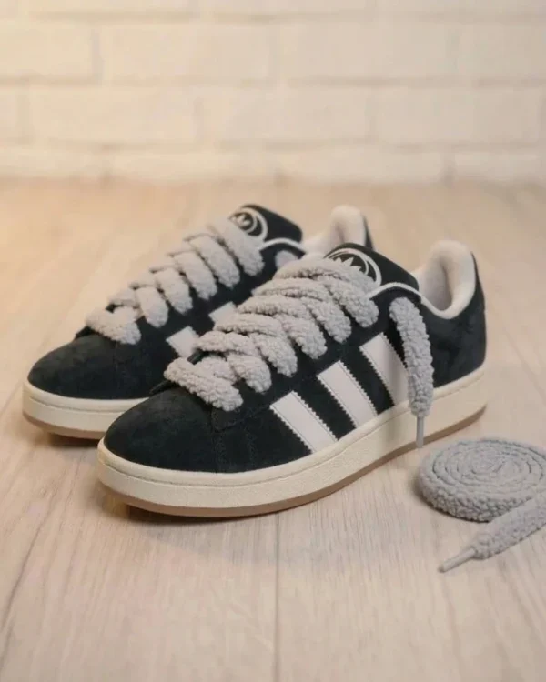 Lacets "Fluffy" XXL – Effet Peluche (Style Skater Y2K)