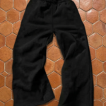 Jogging Droit "Core" – Noir (Coupe Ample Y2K) - vue 2