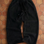 Jogging Droit "Core" – Noir (Coupe Ample Y2K) - vue 1